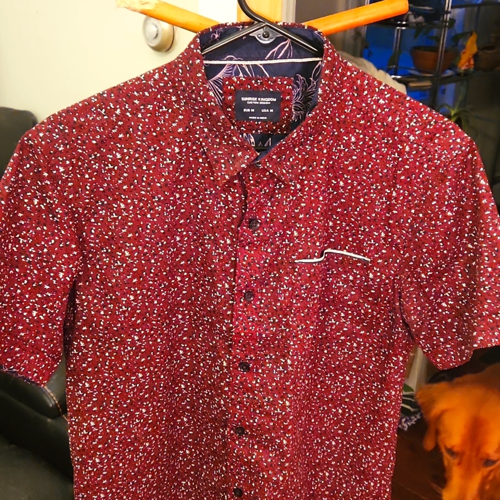 Sunrise Kingdom Mens Collared Shirt